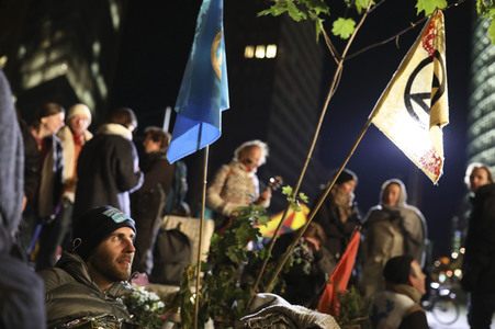 Extinction Rebellion Protestaktion in Berlin