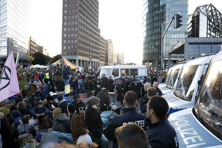 Extinction Rebellion Protestaktion in Berlin