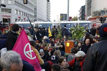 Extinction Rebellion Protestaktion in Berlin