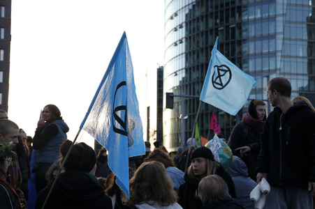 Extinction Rebellion Protestaktion in Berlin