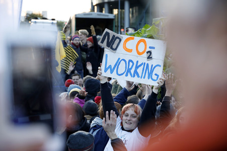 Extinction Rebellion Protestaktion in Berlin