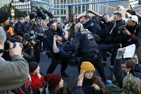 Extinction Rebellion Protestaktion in Berlin