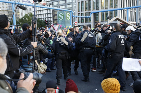Extinction Rebellion Protestaktion in Berlin