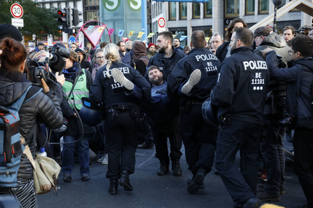 Extinction Rebellion Protestaktion in Berlin