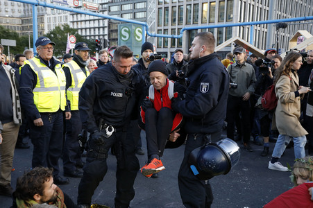 Extinction Rebellion Protestaktion in Berlin