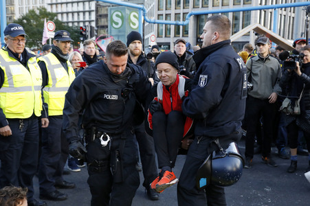 Extinction Rebellion Protestaktion in Berlin