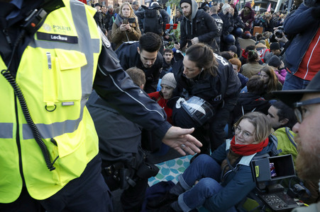 Extinction Rebellion Protestaktion in Berlin