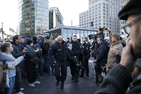 Extinction Rebellion Protestaktion in Berlin
