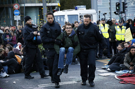 Extinction Rebellion Protestaktion in Berlin