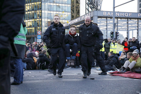 Extinction Rebellion Protestaktion in Berlin