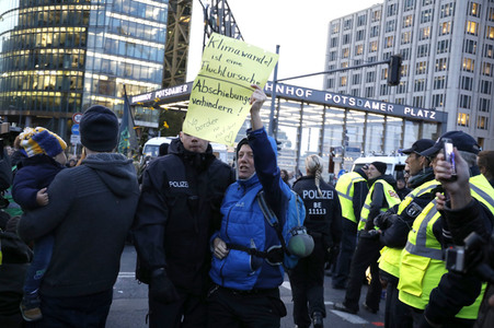Extinction Rebellion Protestaktion in Berlin