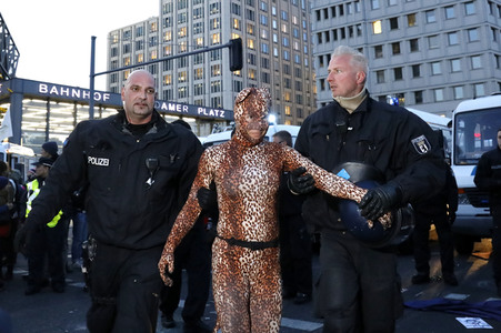 Extinction Rebellion Protestaktion in Berlin