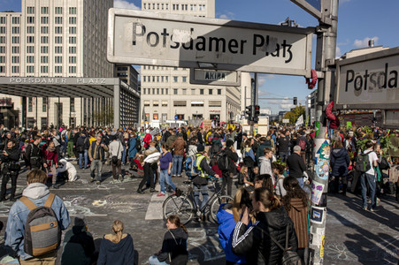 Extinction Rebellion Protestaktion in Berlin