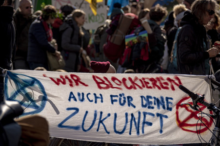 Extinction Rebellion Protestaktion in Berlin