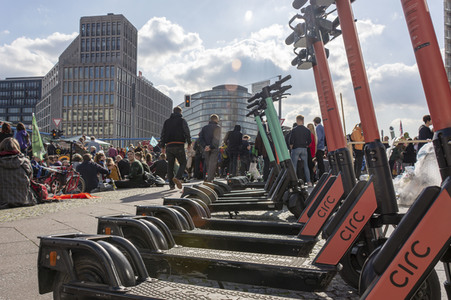 Extinction Rebellion Protestaktion in Berlin