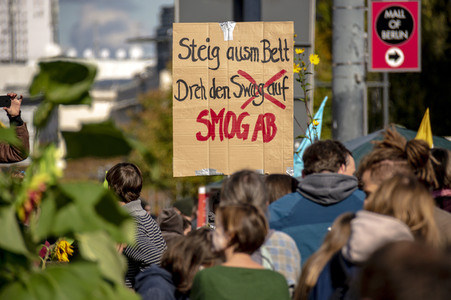Extinction Rebellion Protestaktion in Berlin