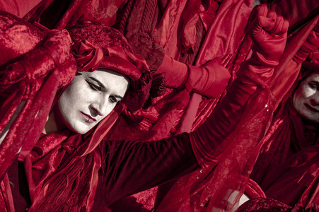 Extinction Rebellion Protestaktion in Berlin