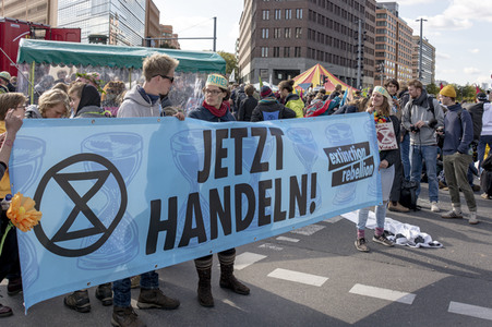 Extinction Rebellion Protestaktion in Berlin