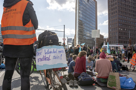 Extinction Rebellion Protestaktion in Berlin