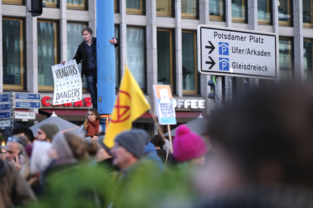 Extinction Rebellion Protestaktion in Berlin