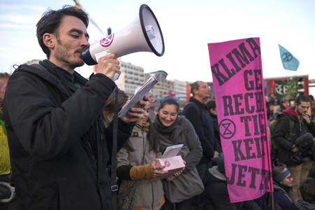 Extinction Rebellion Protestaktion in Berlin