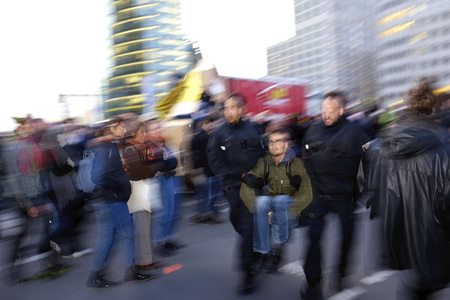 Extinction Rebellion Protestaktion in Berlin