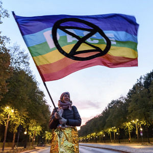 Extinction Rebellion Protestaktion in Berlin