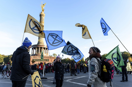 Extinction Rebellion Protestaktion in Berlin