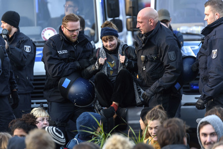 Extinction Rebellion Protestaktion in Berlin
