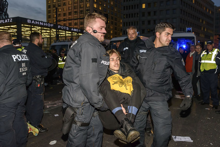 Extinction Rebellion Protestaktion in Berlin