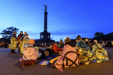 Extinction Rebellion Protestaktion in Berlin