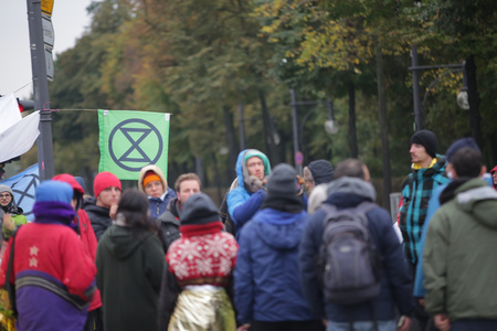 Extinction Rebellion Protestaktion in Berlin