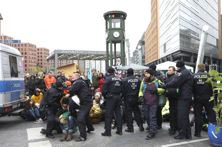 Extinction Rebellion Protestaktion in Berlin