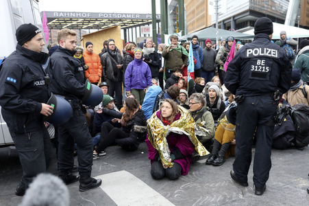 Extinction Rebellion Protestaktion in Berlin