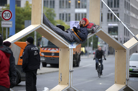 Extinction Rebellion Protestaktion in Berlin