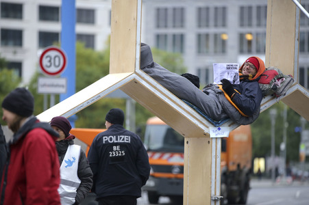 Extinction Rebellion Protestaktion in Berlin
