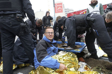 Extinction Rebellion Protestaktion in Berlin