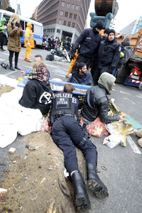 Extinction Rebellion Protestaktion in Berlin