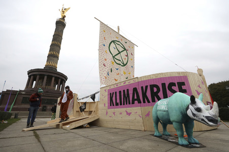 Extinction Rebellion Protestaktion in Berlin