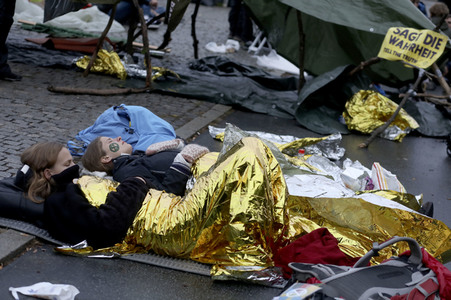 Extinction Rebellion Protestaktion in Berlin
