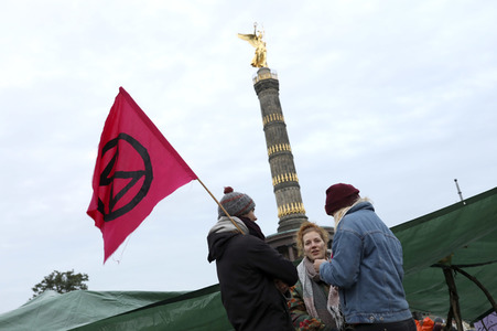 Extinction Rebellion Protestaktion in Berlin