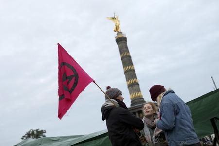 Extinction Rebellion Protestaktion in Berlin