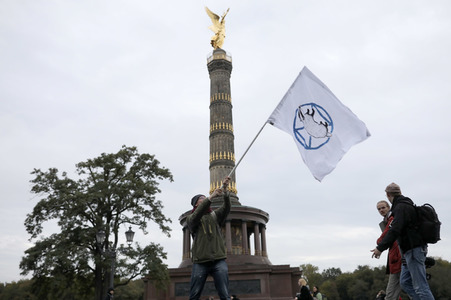 Extinction Rebellion Protestaktion in Berlin