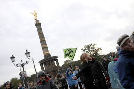 Extinction Rebellion Protestaktion in Berlin