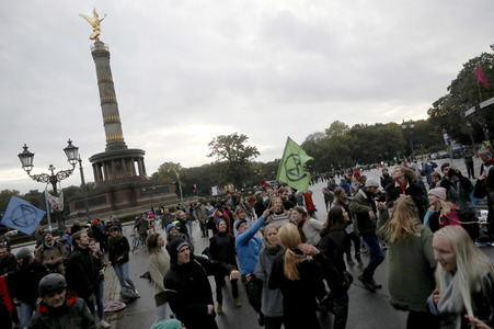 Extinction Rebellion Protestaktion in Berlin