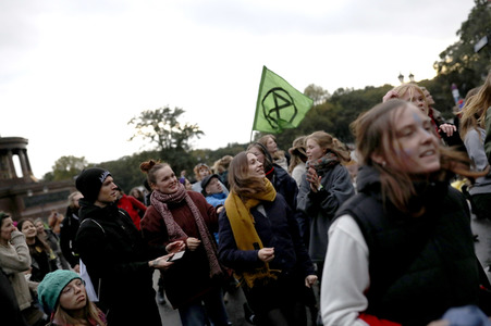 Extinction Rebellion Protestaktion in Berlin