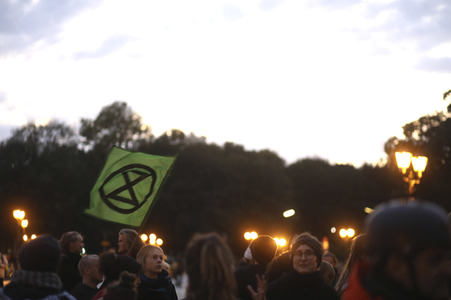 Extinction Rebellion Protestaktion in Berlin