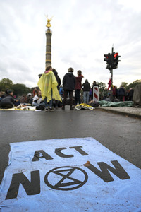 Extinction Rebellion Protestaktion in Berlin