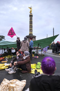 Extinction Rebellion Protestaktion in Berlin
