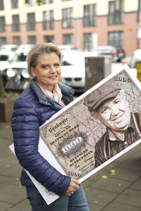 Fototermin 'Opa wird verkauft' in Köln